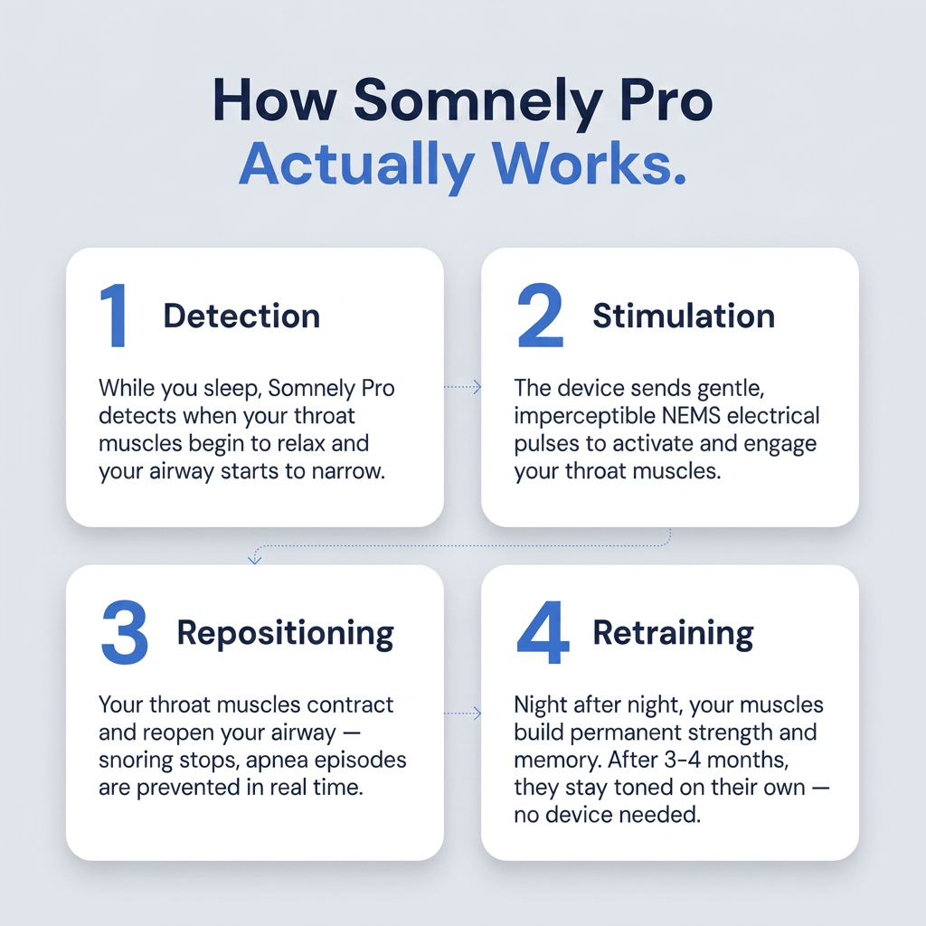 Somnely Pro - Eliminates Sleep apnoea & Snoring